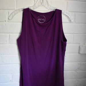 Flowy purple tank top